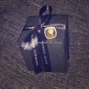 David Yurman silver and gold ring